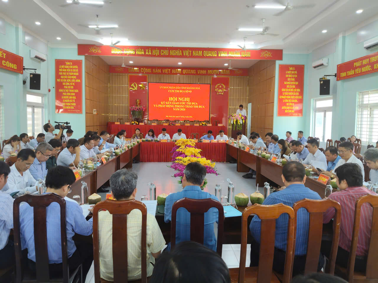 Cụm thi đua số 3 tổ chức Hội nghị phát động phong trào thi đua và ký kết giao ước thi đua năm 2026 